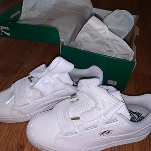 Puma white sneakers